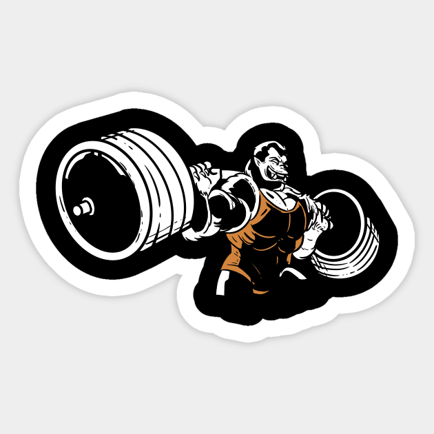 Gorillas Strength - For Gym & Fitness Sticker by RocketUpload